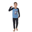 Pijama Copii Baieti Berfin Interlok, Material Gros si Cald, Confort si Siguranta, Design Vesel, Pentru Iarna | 0659-PK