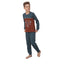 Pijama Copii Baieti Berfin Interlok, Material Gros si Cald, Confort si Siguranta, Design Vesel, Pentru Iarna | 0664-PK
