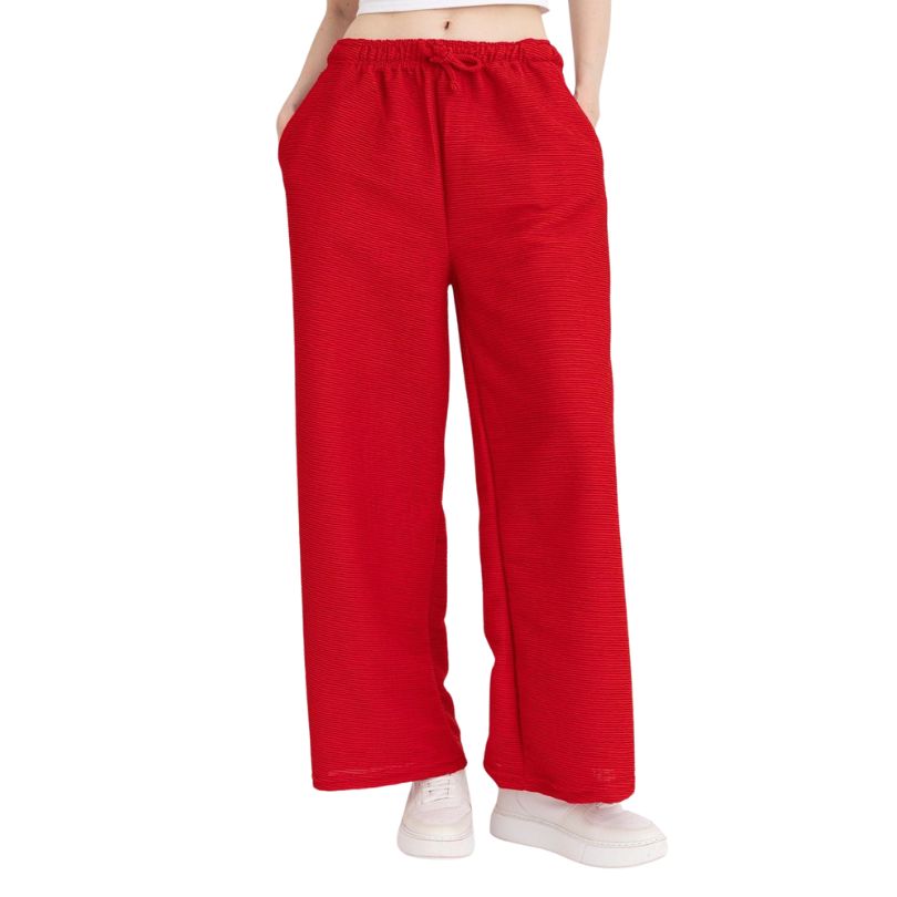 Pantaloni Dama Baki Largi, Croiala Lejera, Material Moale, Confort si Stil | 0136-PK 