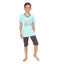 Pijama Copii Baieti Berfin 3/4, Material Moale si Respirabil, Confort si Libertate de Miscare, Design Vesel, Pentru Vara | 0691-PK