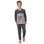 Pijama Copii Baieti Berfin Interlok, Material Gros si Cald, Confort si Siguranta, Design Vesel, Pentru Iarna | 0656-PK