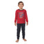 Pijama Copii Baieti Berfin Interlok, Material Gros si Cald, Confort si Siguranta, Design Vesel, Pentru Iarna | 0673-PK