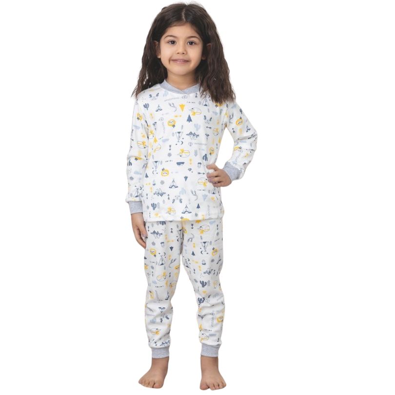 Pijama Copii Baki Bebe, Material Moale si Delicat, Siguranta si Confort, Design Dragut, Pentru Nou-Nascuti si Bebelusi | 0633-PK