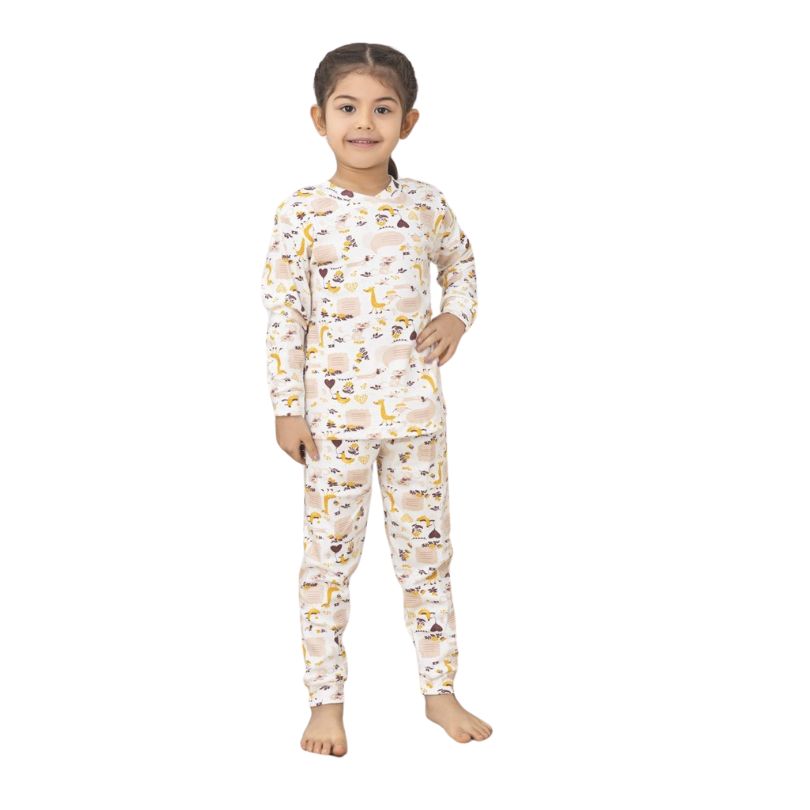 Pijama Copii Baki Bebe, Material Moale si Delicat, Siguranta si Confort, Design Dragut, Pentru Nou-Nascuti si Bebelusi | 0636-PK 