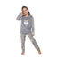 Pijama Copii Fete Baki Cocolino, Material Gros si Pufos, Caldura si Siguranta, Design Vesel, Pentru Iarna | 0640-PK
