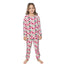 Pijama Copii Fete Baki Polar, Material Gros si Cald, Confort si Siguranta, Design Vesel, Pentru Iarna | 0622-PK