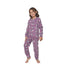 Pijama Copii Fete Baki Polar, Material Gros si Cald, Confort si Siguranta, Design Vesel, Pentru Iarna | 0626-PK