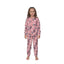 Pijama Copii Fete Baki Polar, Material Gros si Cald, Confort si Siguranta, Design Vesel, Pentru Iarna | 0628-PK