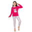 Pijama Copii Fete Berfin Interlok, Material Gros si Cald, Confort si Siguranta, Pentru Iarna, Design Vesel | 0612-PK