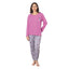 Pijama Dama Baki Licra, Material Elastic si Moale, Confort si Stil, Pentru Femei, Toate Sezoanele| 0313-PK
