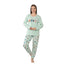 Pijama Dama Baki Licra, Material Elastic si Moale, Confort si Stil, Pentru Femei, Toate Sezoanele| 0325-PK