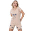 Pijama Dama Baki Licra Short, Material Elastic si Moale, Confort si Lejeritate, Pentru Femei, Ideala pentru Vara| 0299-PK