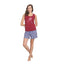Pijama Dama Baki Short Maieu, Material Moale, Confort si Lejeritate, Pentru Femei, Ideala pentru Vara| 0279-PK