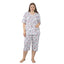 Pijama Dama Berfin Suprem Batal Capri, Material Moale, Confort si Stil, | 0105-PK