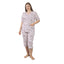 Pijama Dama Berfin Suprem Batal Capri, Material Moale, Confort si Stil, | 0109-PK