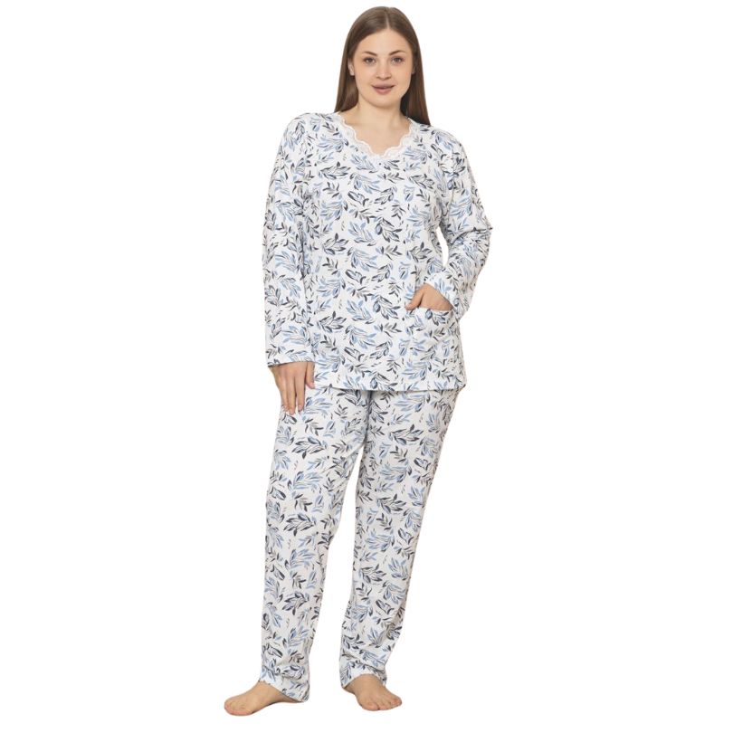Pijama Dama Berfin Suprem Batal, Material Moale, Confort si Stil | 0112-PK Imagine principală a produsului