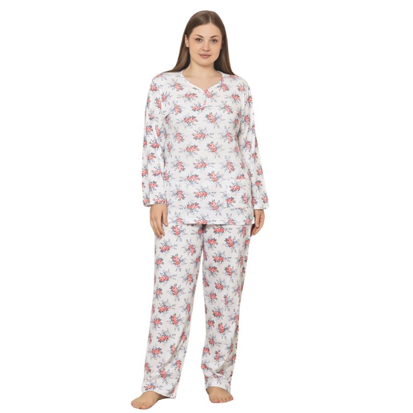 Pijama Dama Berfin Suprem Batal, Material Moale, Confort si Stil | 110-PK Imagine principală a produsului