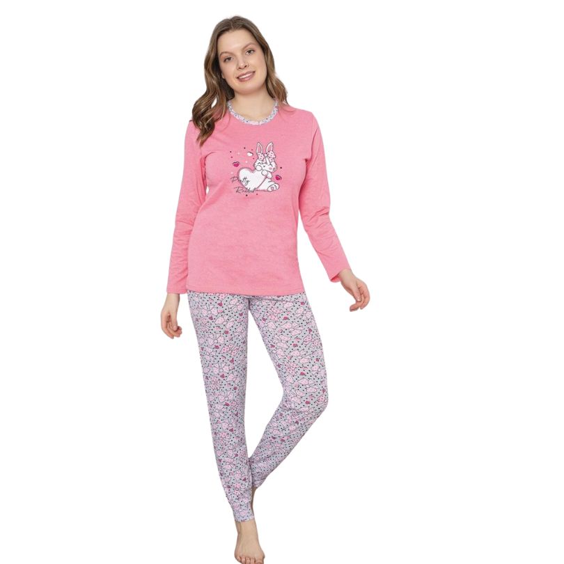 Pijama Dama Berfin Suprem, Material Moale, Confort si Stil, Toate Sezoanele | 0116-PK