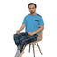 Pijamale Barbati Baki Suprem Maneca Scurta, Material Moale si Respirabil, Confort si Lejeritate, Pentru Vara | 0461-PK